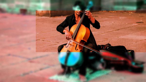 cello player